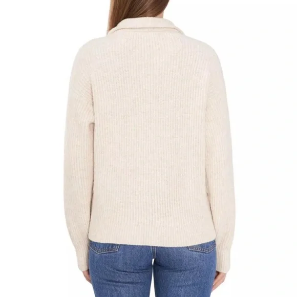 Vince Camuto Half Zip Pullover Soft Knit Sweater - Picture 3 of 8